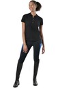 2024 Dublin Womens Lily Cap Sleeve Polo Shirt 1000385 - Black